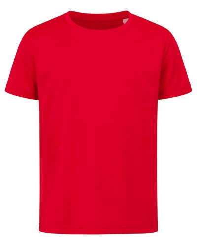 T-shirt Kids Sport Crimson red