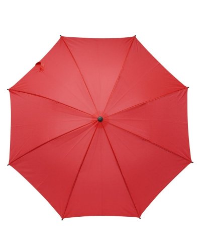 Ombrello manuale leggero e corto Rosso