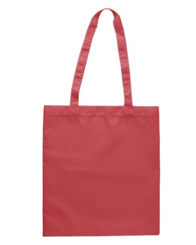 Borsa shopping in poliestere R-PET Anaya Rosso