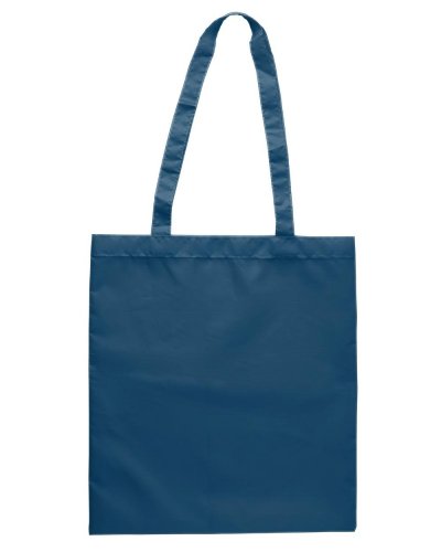 Borsa shopping in poliestere R-PET Anaya Blu