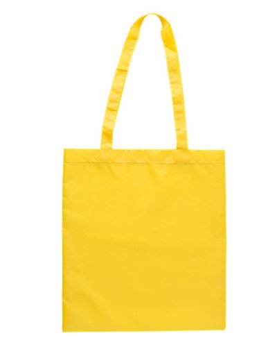 Borsa shopping in poliestere R-PET Anaya Giallo