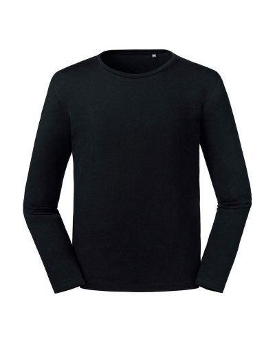 T-shirt uomo maniche lunghe Pure Organic Nero