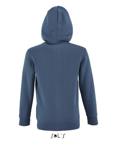 Felpa bambino full zip con cappuccio