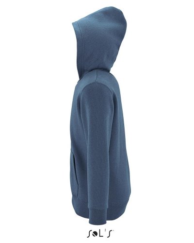 Felpa bambino full zip con cappuccio
