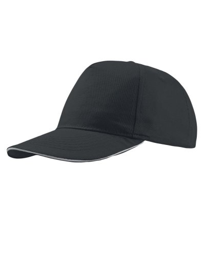 CAPPELLO START SANDWICH Nero/Bianco