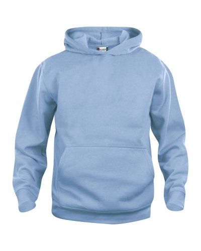 Felpa Basic Hoody Junior Azzurro