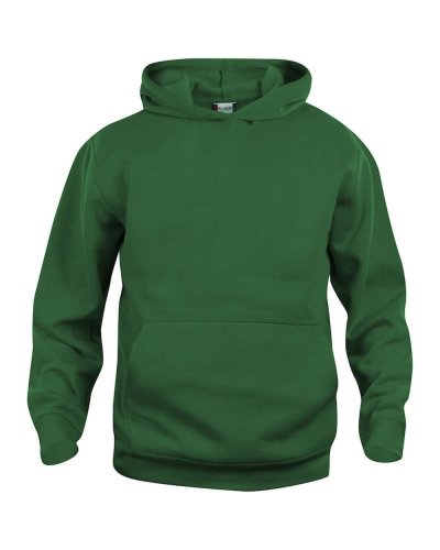 Felpa Basic Hoody Junior Verde Bottiglia