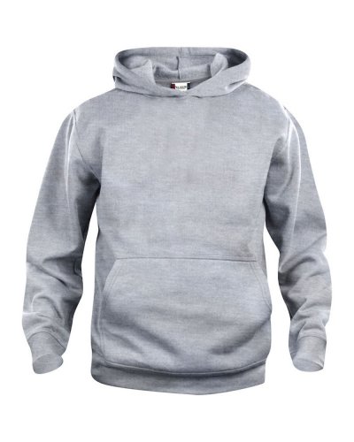 Felpa Basic Hoody Junior Grigio Melange