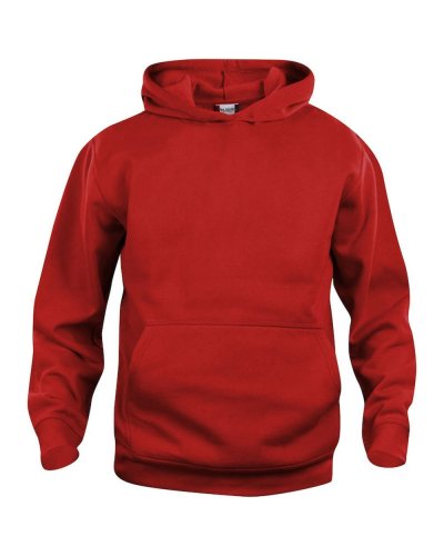 Felpa Basic Hoody Junior Rosso