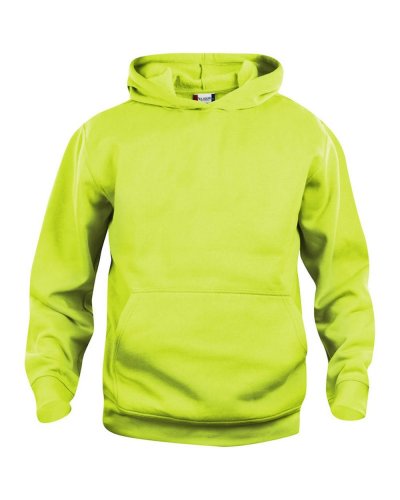 Felpa Basic Hoody Junior Verde lime