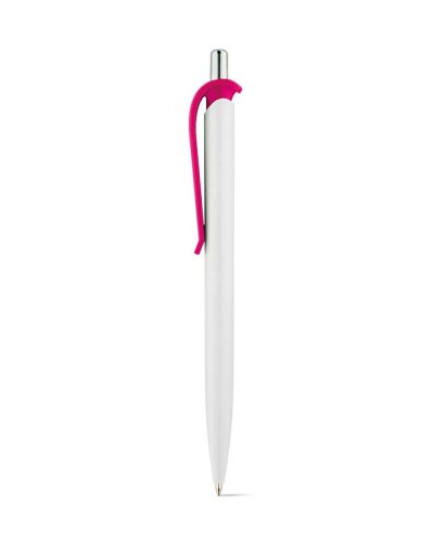 Penna a sfera in ABS con particolare cromato Rosa 1