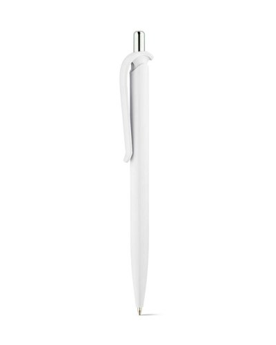 Penna a sfera in ABS con particolare cromato Bianco