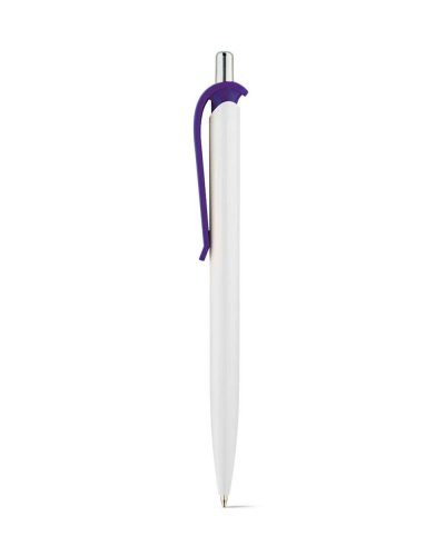 Penna a sfera in ABS con particolare cromato Viola