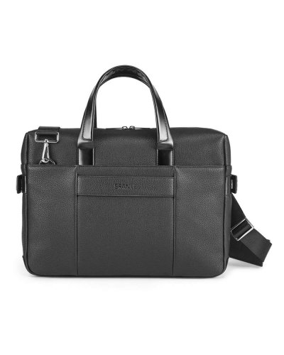 Custodia classica con due tasche per laptop e tablet
