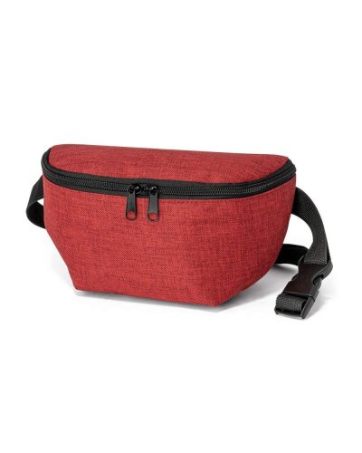 Marsupio con chiusura in webbing Rosso