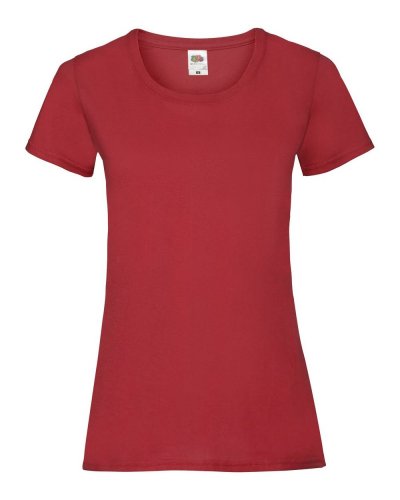 T-shirt Lady-Fit Value Weight Rosso