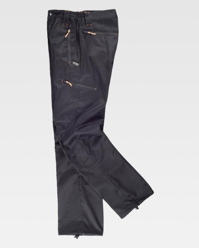 Pantalone da montagna con viscosa HunterTeam by Workteam BLACK