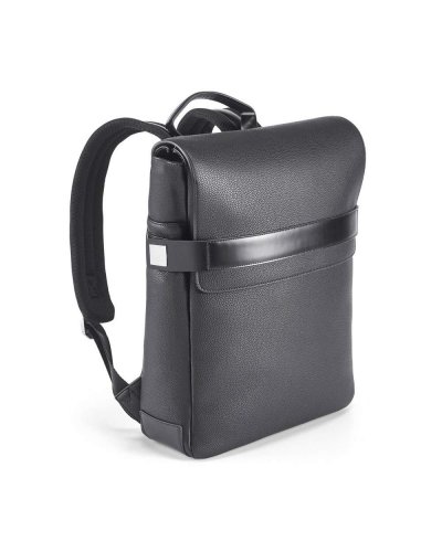 Zaino in similpelle con 2 tasche per laptop e tablet