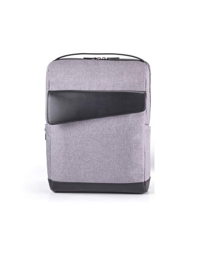 Zaino con 2 tasche per laptop e tablet Grigio Chiaro