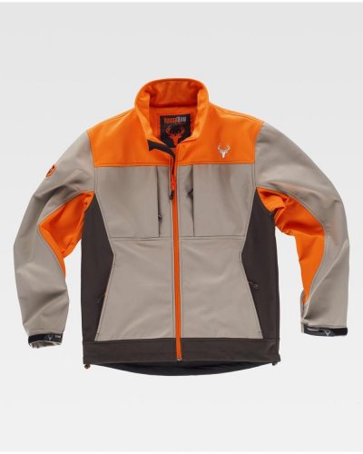 Giacca Caccia Beige Marrone Arancio