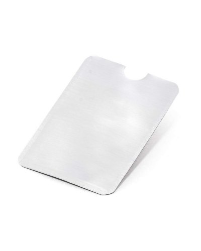 Porta tessere con blocco RFID spazio per 1 tessera Bianco