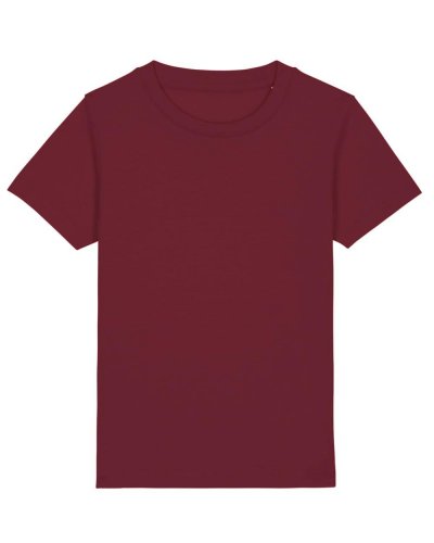 T-shirt in cotone biologico Mini Creator Burgundy