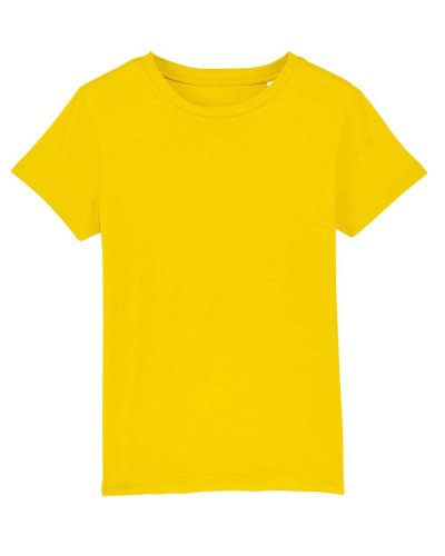 T-shirt in cotone biologico Mini Creator Golden Yellow