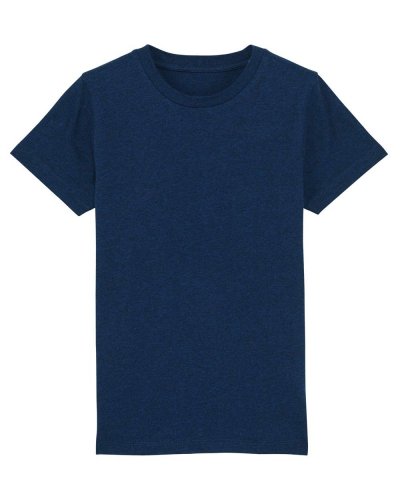 T-shirt in cotone biologico Mini Creator Black Heather Blue