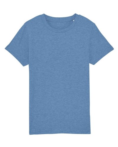 T-shirt in cotone biologico Mini Creator Mid Heather Blue
