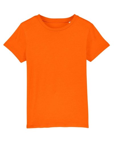 T-shirt in cotone biologico Mini Creator Bright Orange