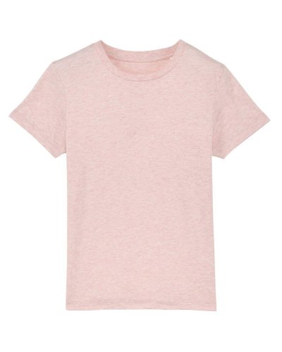 T-shirt in cotone biologico Mini Creator Cream Heather Pink