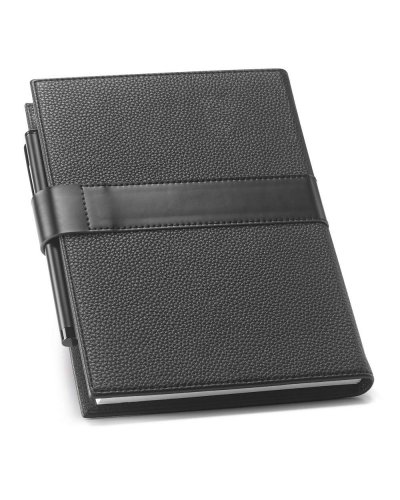 Notebook A5 con interno diviso in tre parti