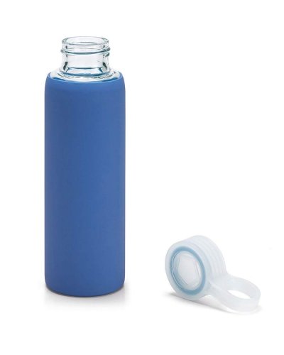 Borraccia in vetro borosilicato con involucro in silicone da 380 ml