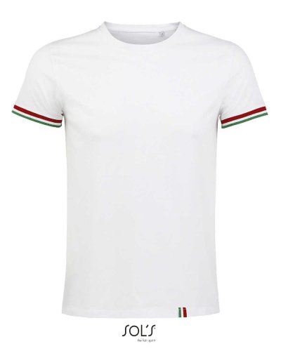 T-shirt Rainbow Man Bianco / Verde Prato