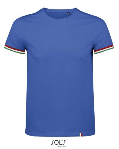 T-shirt Rainbow Man Royal / Verde Prato