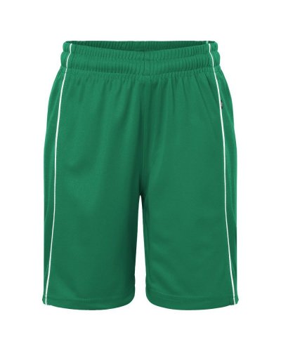 Pantaloncini Basic Team Junior Green/White