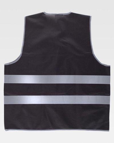 Gilet con bande rifrangente