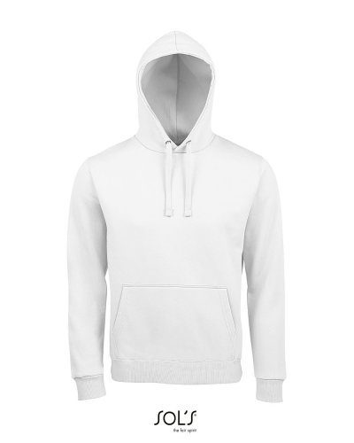 Felpa unisex con cappuccio Spencer Bianco