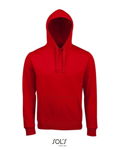 Felpa unisex con cappuccio Spencer Rosso