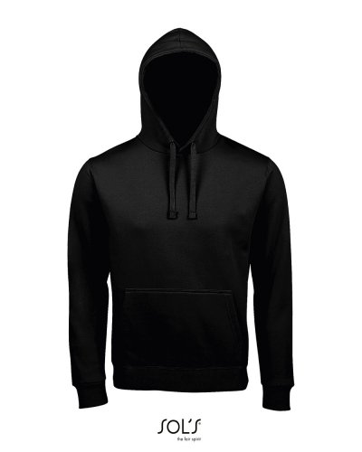 Felpa unisex con cappuccio Spencer Nero