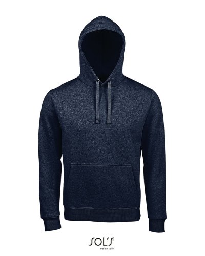 Felpa unisex con cappuccio Spencer Denim Melange