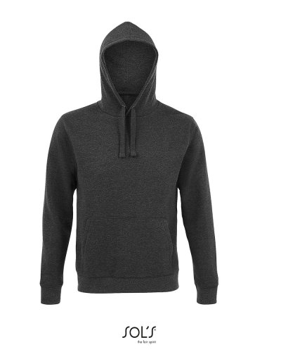 Felpa unisex con cappuccio Spencer Antracite Melange