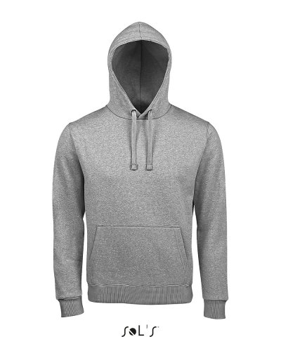 Felpa unisex con cappuccio Spencer Grigio Medio Melange