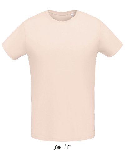 T-shirt uomo slim girocollo Martin Rosa Pastello