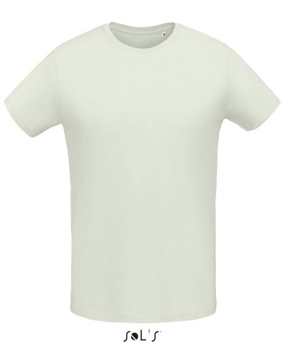 T-shirt uomo slim girocollo Martin Verde Pastello