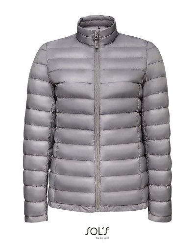 Piumino donna leggero Wilson Grigio Metallo