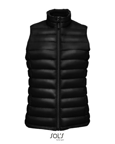 Gilet donna imbottito leggero Wilson BW Women Nero