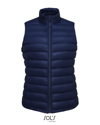 Gilet donna imbottito leggero Wilson BW Women Blu Oltremare