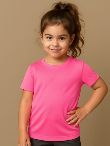 T-shirt bambini ACTIVE-DRY 100% poliestere 140g girocollo sport