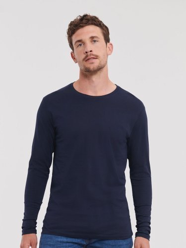 T-shirt uomo  manica lunga 100% cotone organico